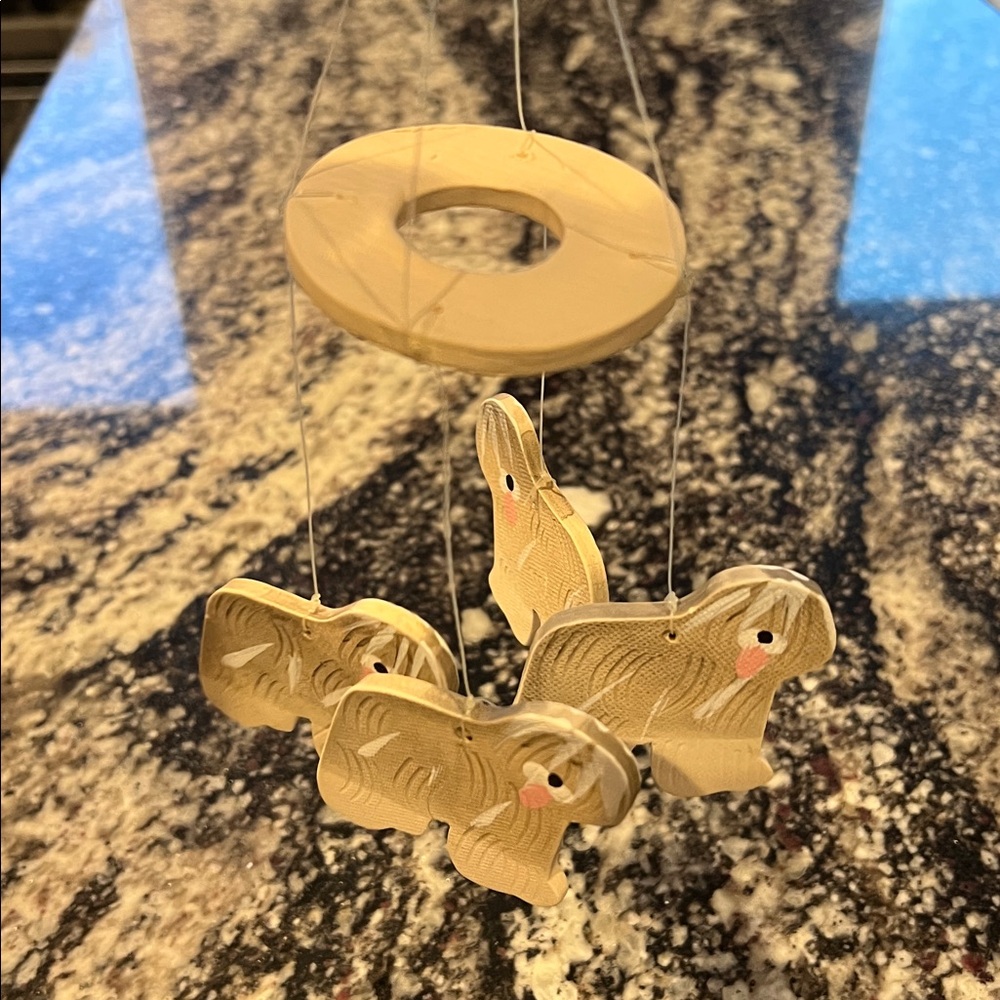 Ceramic Sheepdog Windchimes